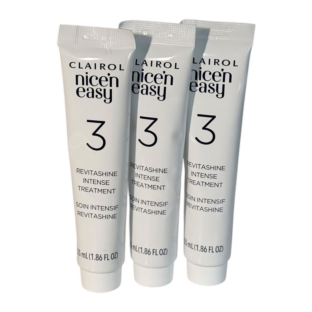 Clairol Revitashine Intense Treatment Conditioner 1.86 oz/55ml Each - Lot of 3